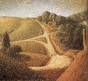 New Road Grant Wood